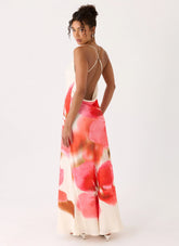 Samya Cowl Maxi Dress - Porcelain Rose