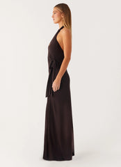 So Chic Maxi Dress - Cool Chocolate