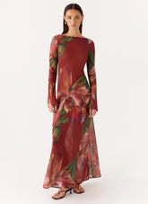 Charmayne Chiffon Maxi Dress - Cuba Cuba