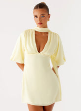 Mary Mini Dress - Yellow
