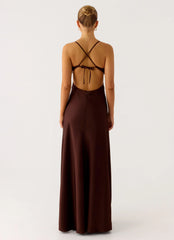 Joanie Maxi Dress - Chocolate