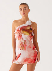 Kia Mini Dress - Peach Rose