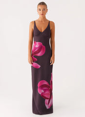 Griselda Maxi Dress - Dark Chocolate