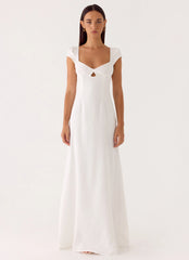 Never Really Over Maxi Dress - White
