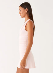 Cherry Sky Mini Dress - Pink