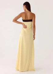 Jiana Maxi Dress - Baby Yellow