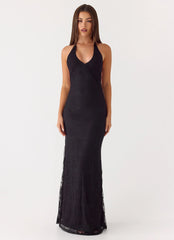Knowles Lace Maxi Dress - Black