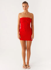 Sicily Mini Dress - Red
