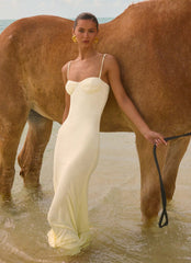 Vamonos Maxi Dress - Yellow