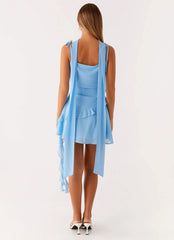 Carina Mini Dress - Blue