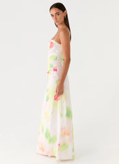Burning Up Maxi Dress - Floral Romance
