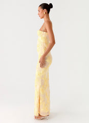 That Girl Maxi Dress - Lemon