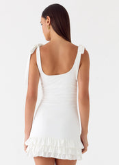 Laufey Mini Dress - White