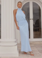 Lalia Maxi Dress - Pale Blue