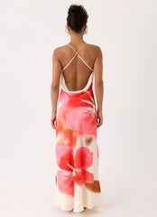 Samya Cowl Maxi Dress - Porcelain Rose