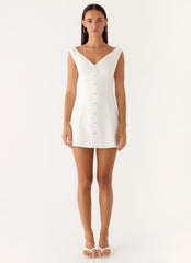 Drift Mini Dress - White