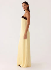 Jiana Maxi Dress - Baby Yellow