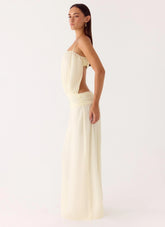 Citrus Kiss Maxi Dress - Baby Yellow