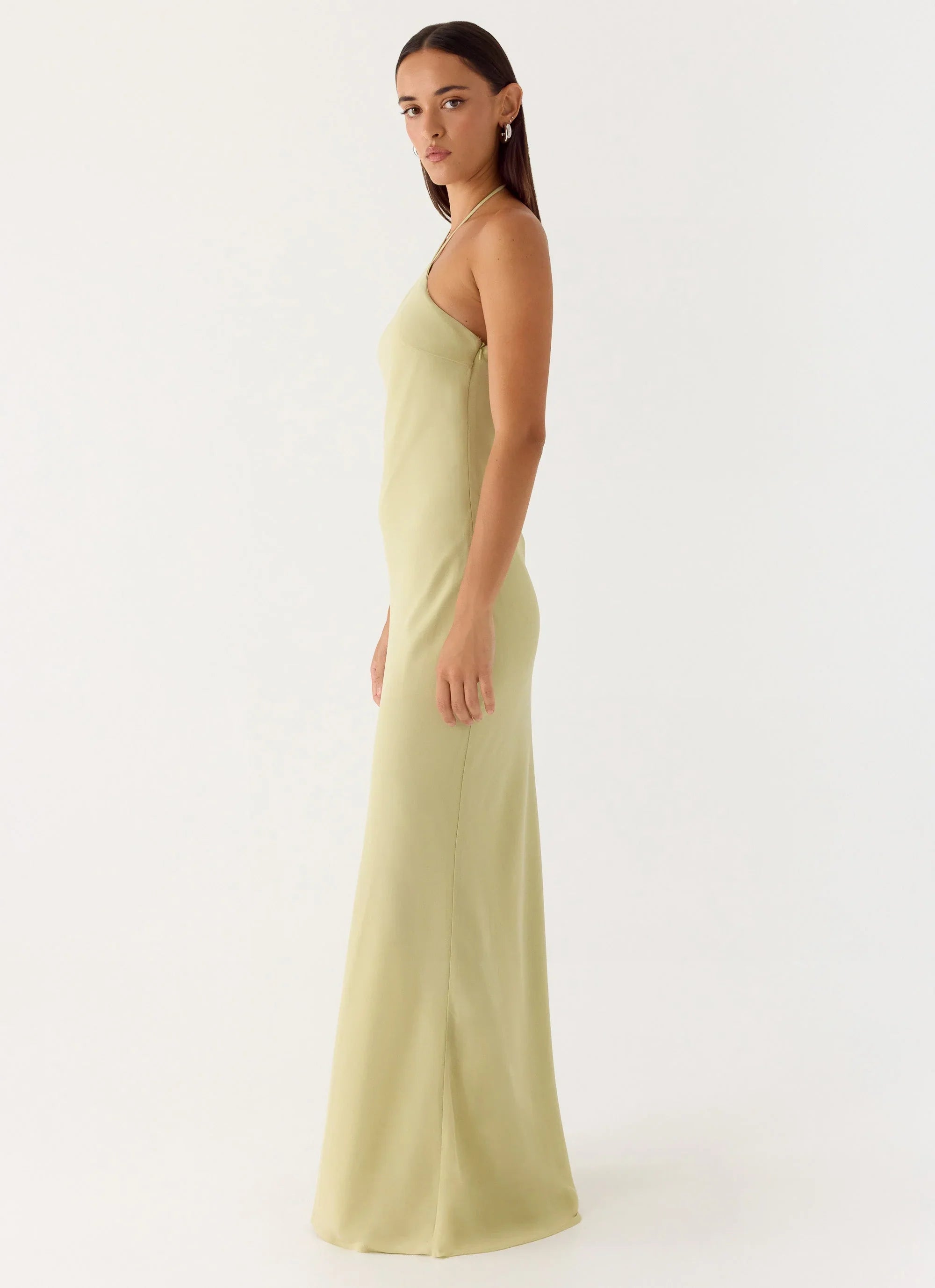 Anouk Halter Maxi Dress - Sage