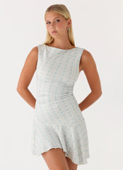 Summer Delight Mini Dress - Vintage Stripe