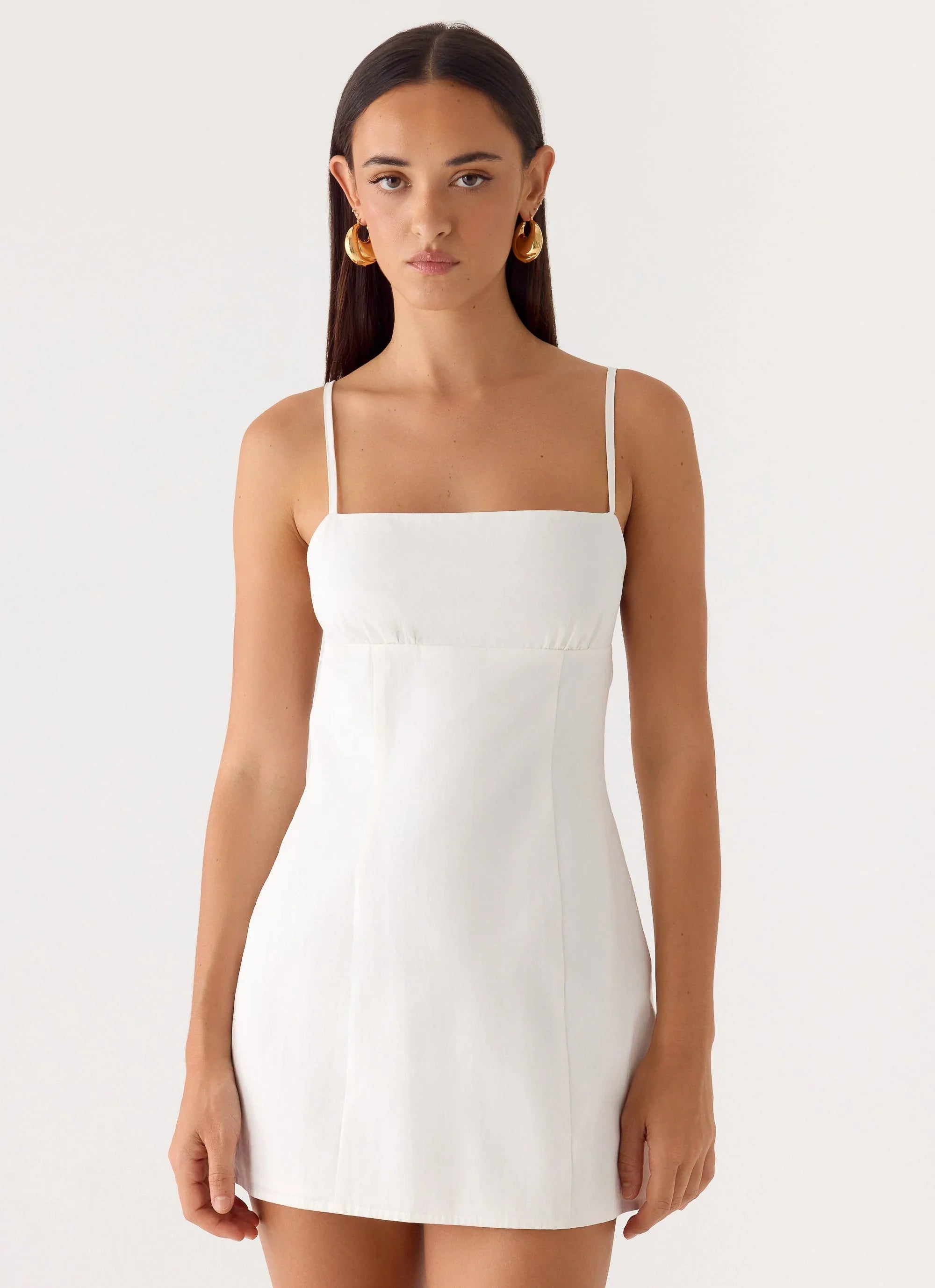Second Sun Mini Dress - White