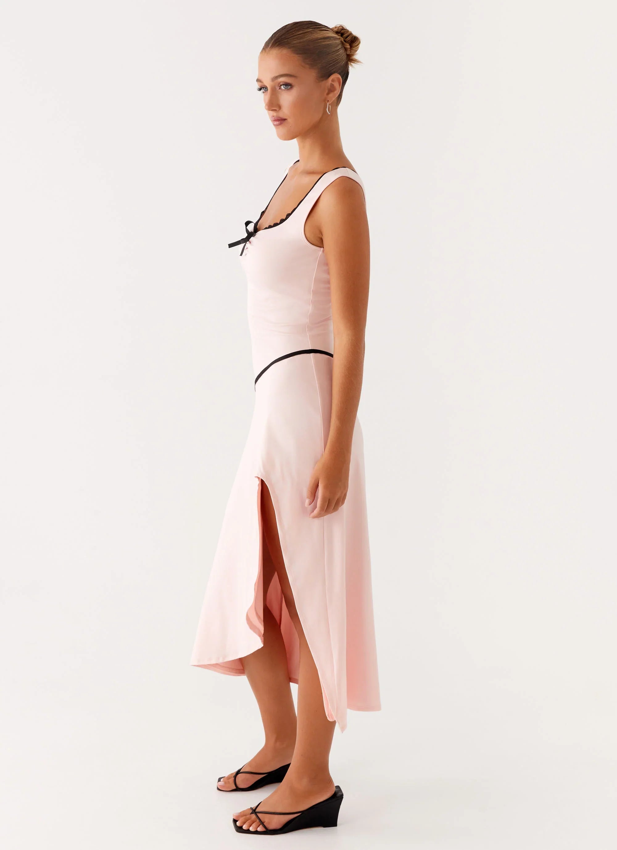 Darlene Midi Dress - Pink