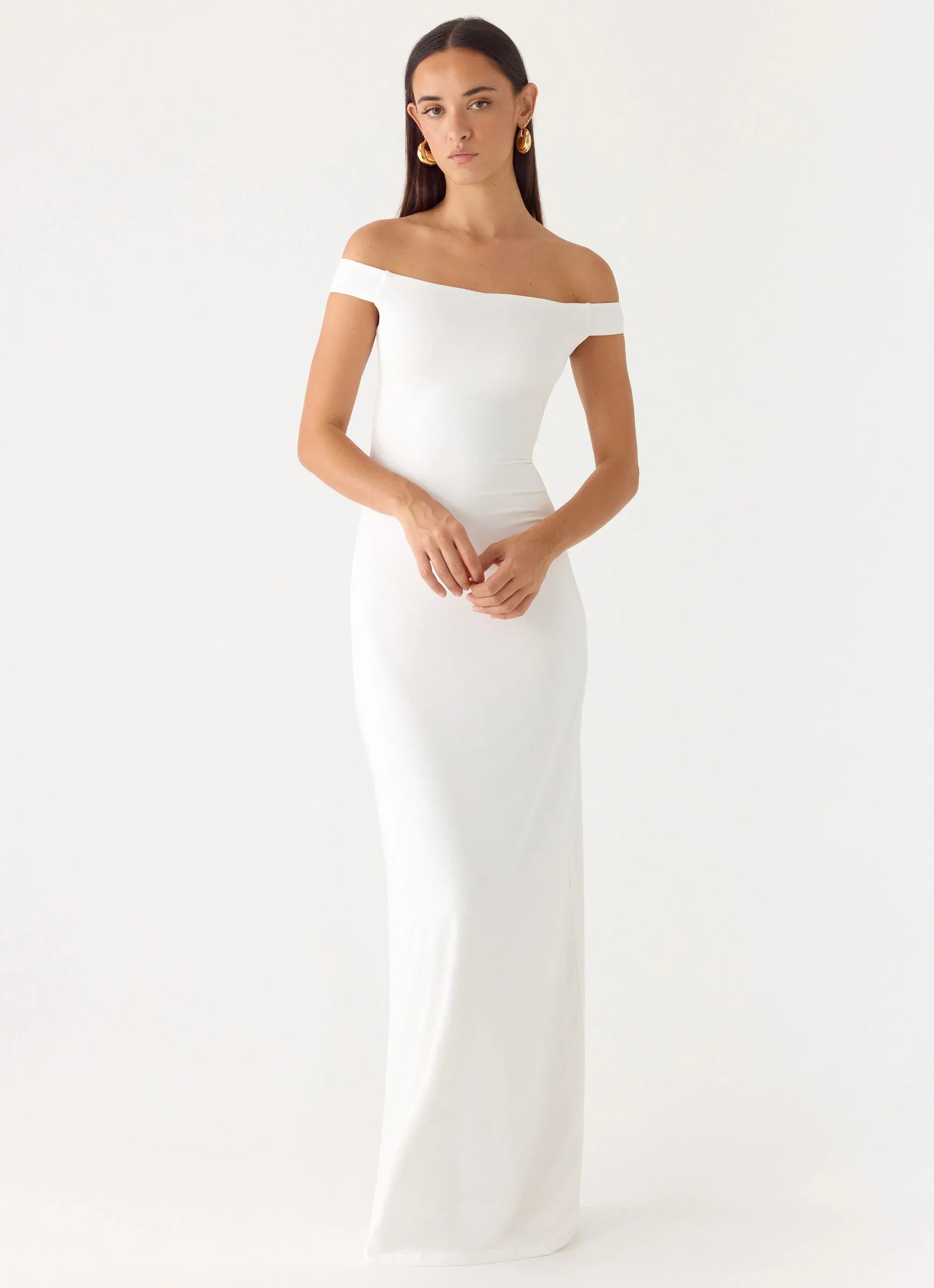 New Intentions Maxi Dress - White