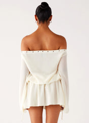 Astaria Mini Dress - Ivory