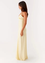 Elona Maxi Dress - Baby Yellow