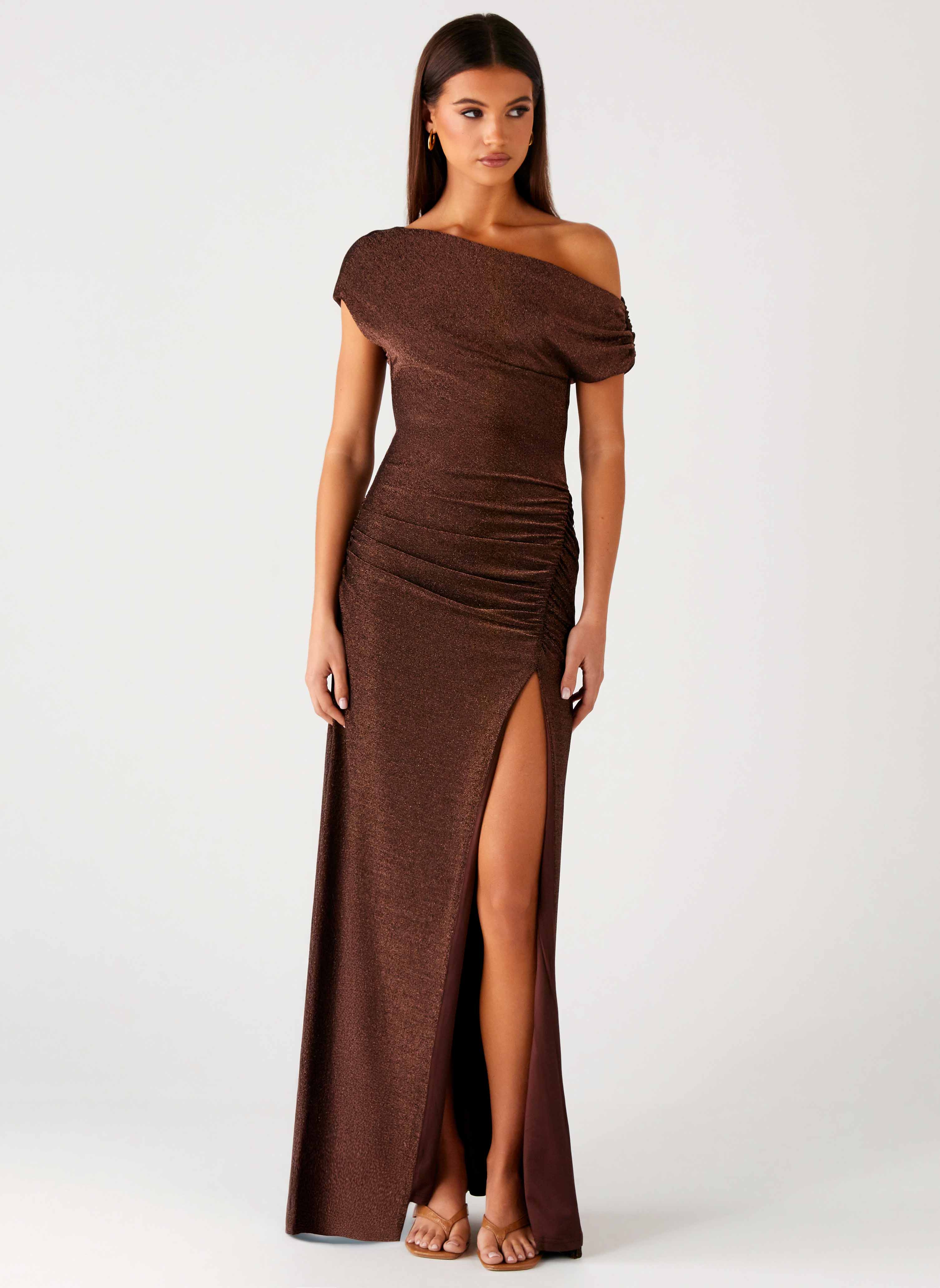 Harvest Moon Maxi Dress - Chocolate