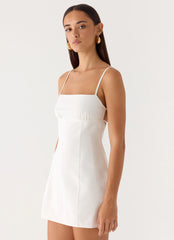 Second Sun Mini Dress - White