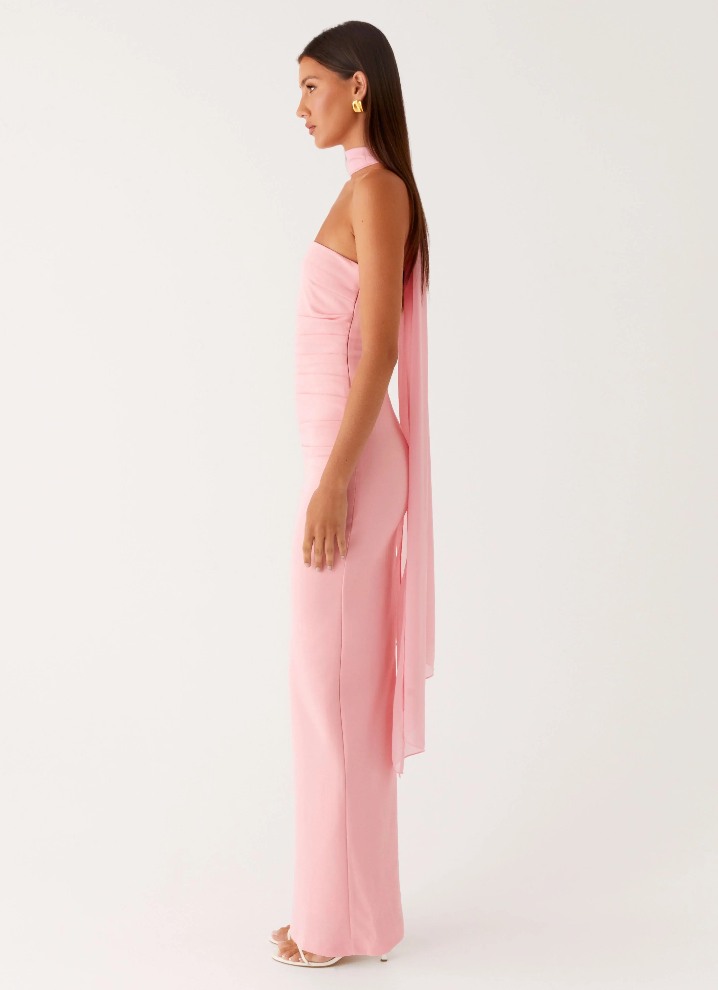 Libra Maxi Dress - Pink