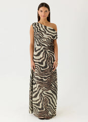 Mernas Maxi Dress - Zebra