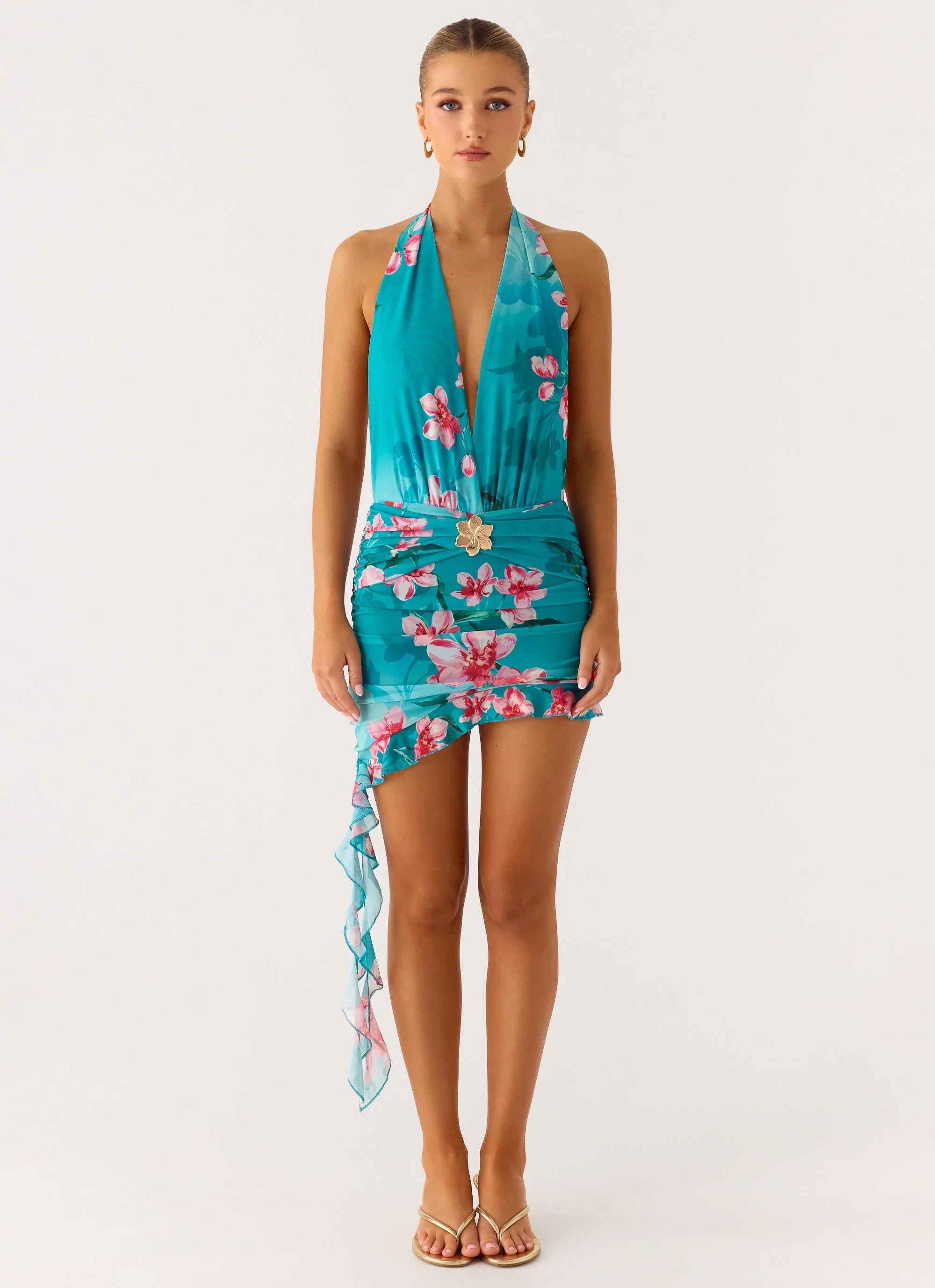 Samar Mini Dress - Petal Reef