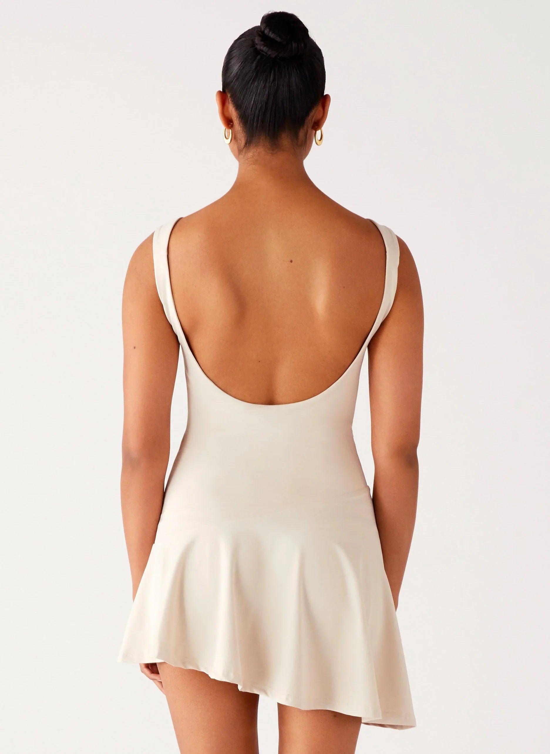 Dune Whisper Mini Dress - Ivory