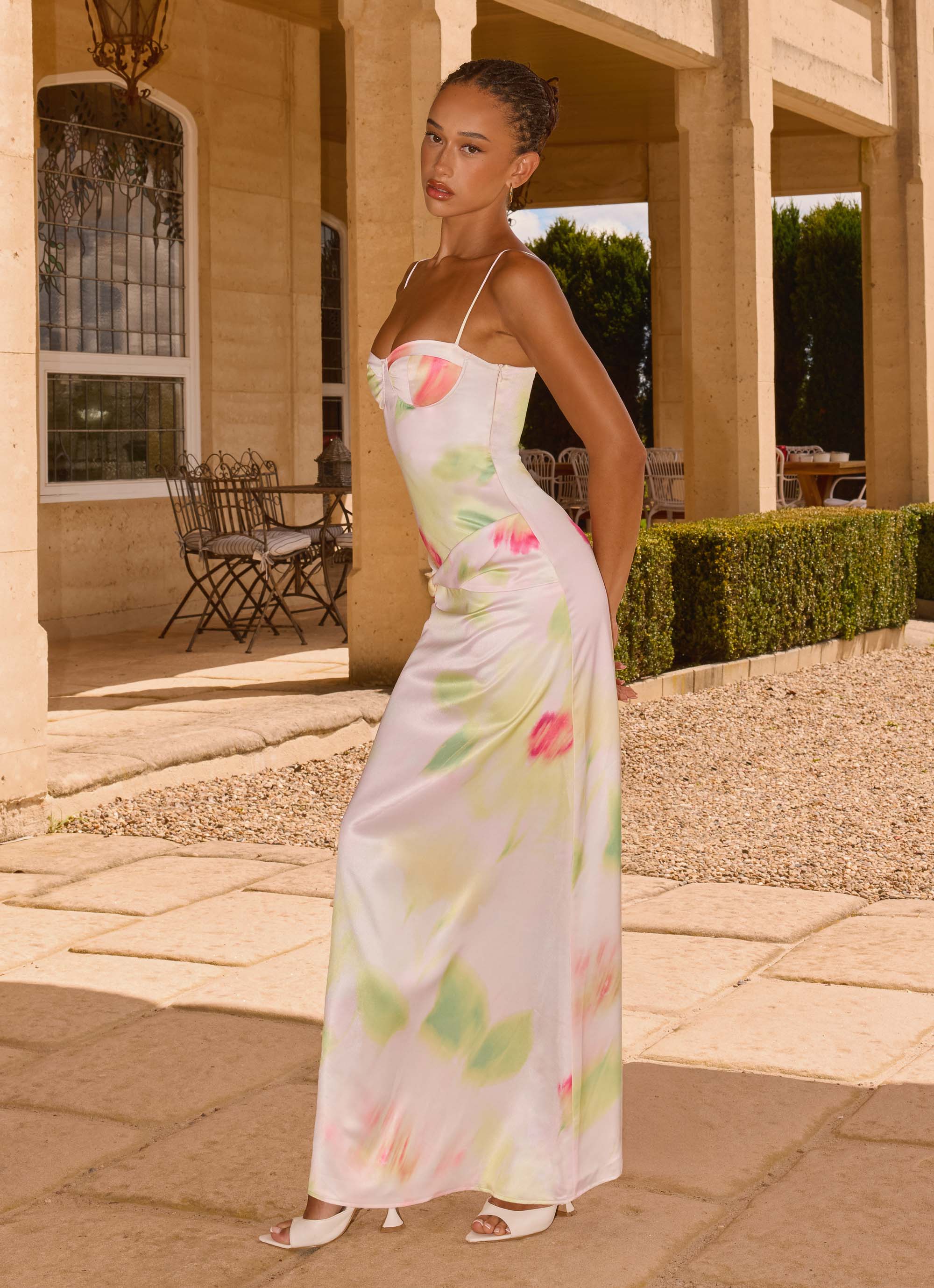 Burning Up Maxi Dress - Floral Romance