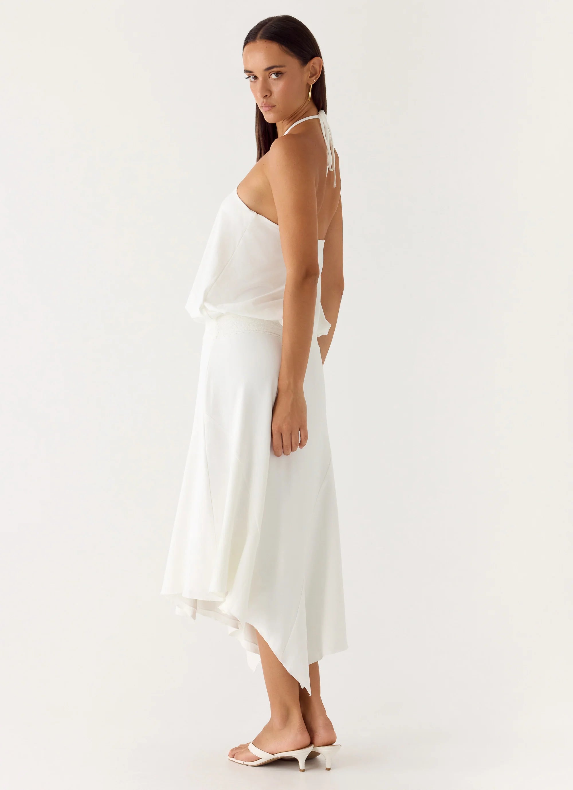 To The Girls Midi Dress - White