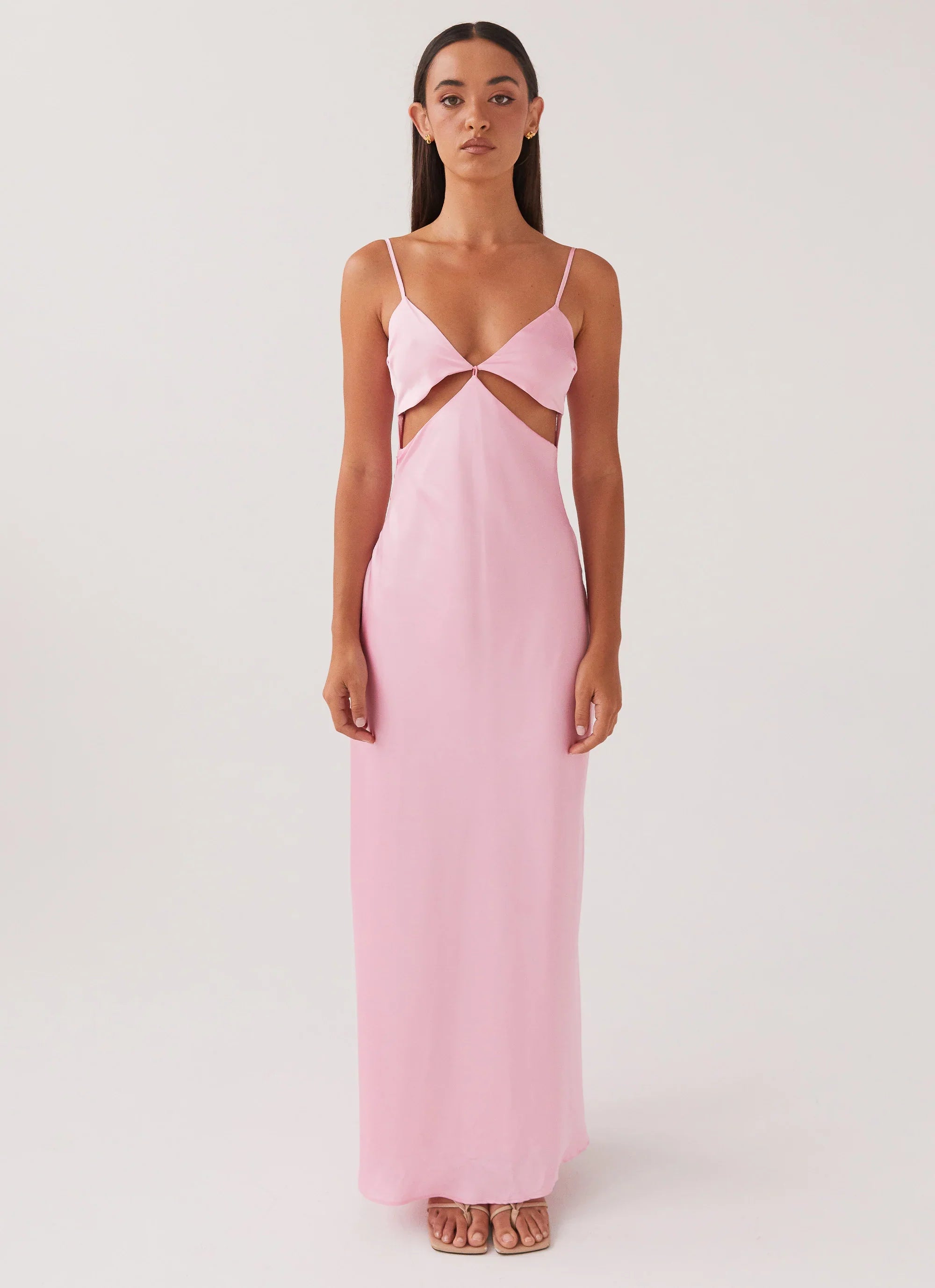 Pretty In Pink Maxi Dress - Rose Quartz