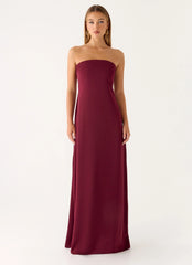 Jiana Maxi Dress - Merlot