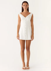 Drift Mini Dress - White