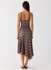 Amelia Midi Dress - Chocolate
