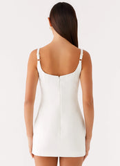 Aretha Mini Dress - White