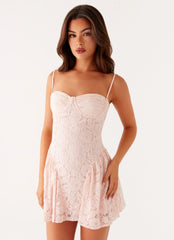 Promenade Mini Dress - Pink