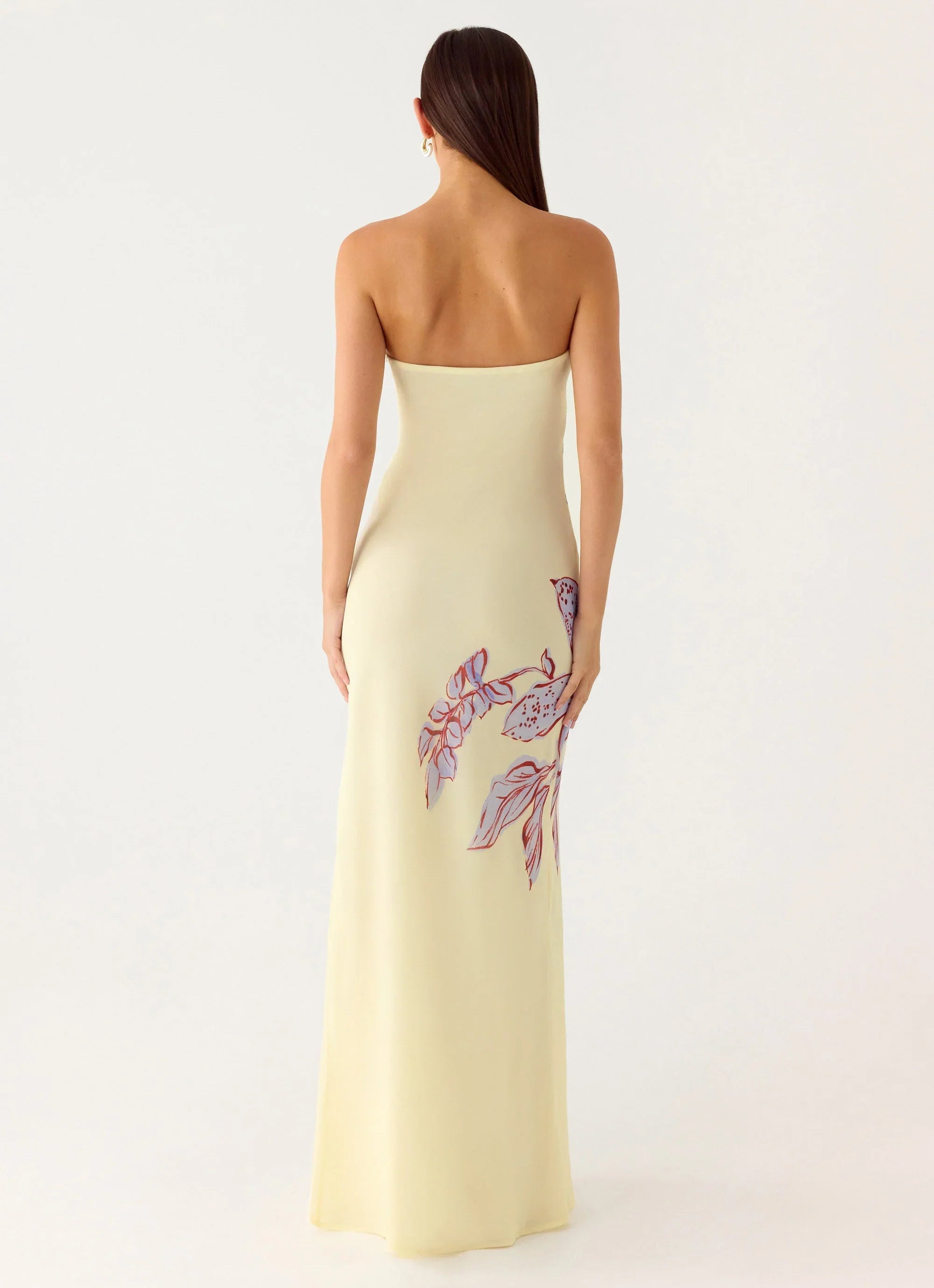 Amelle Maxi Dress - Purple Floral