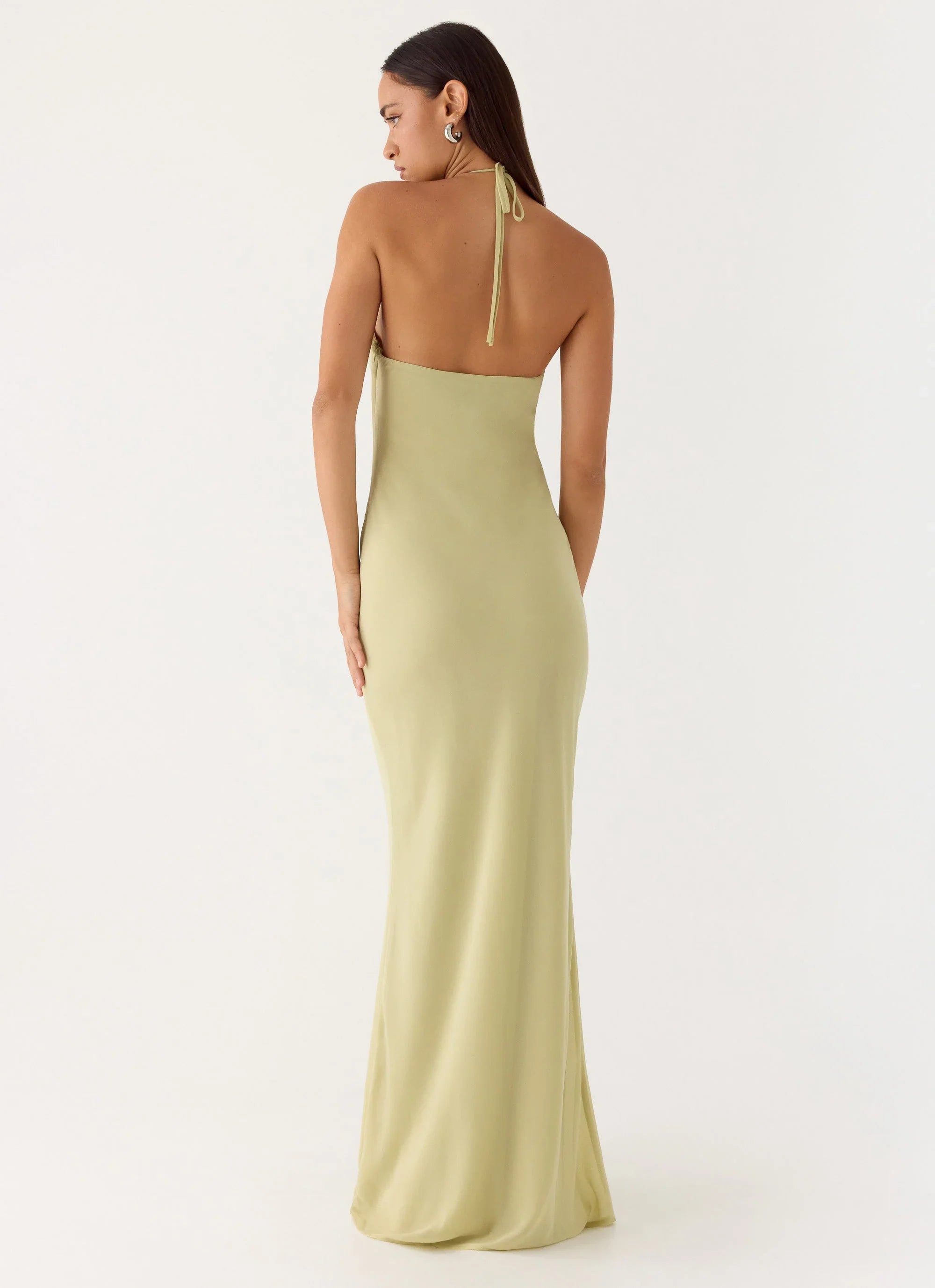 Anouk Halter Maxi Dress - Sage
