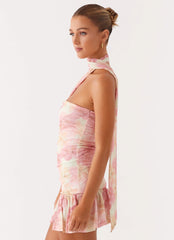 Fleur Mini Dress - Floral Print
