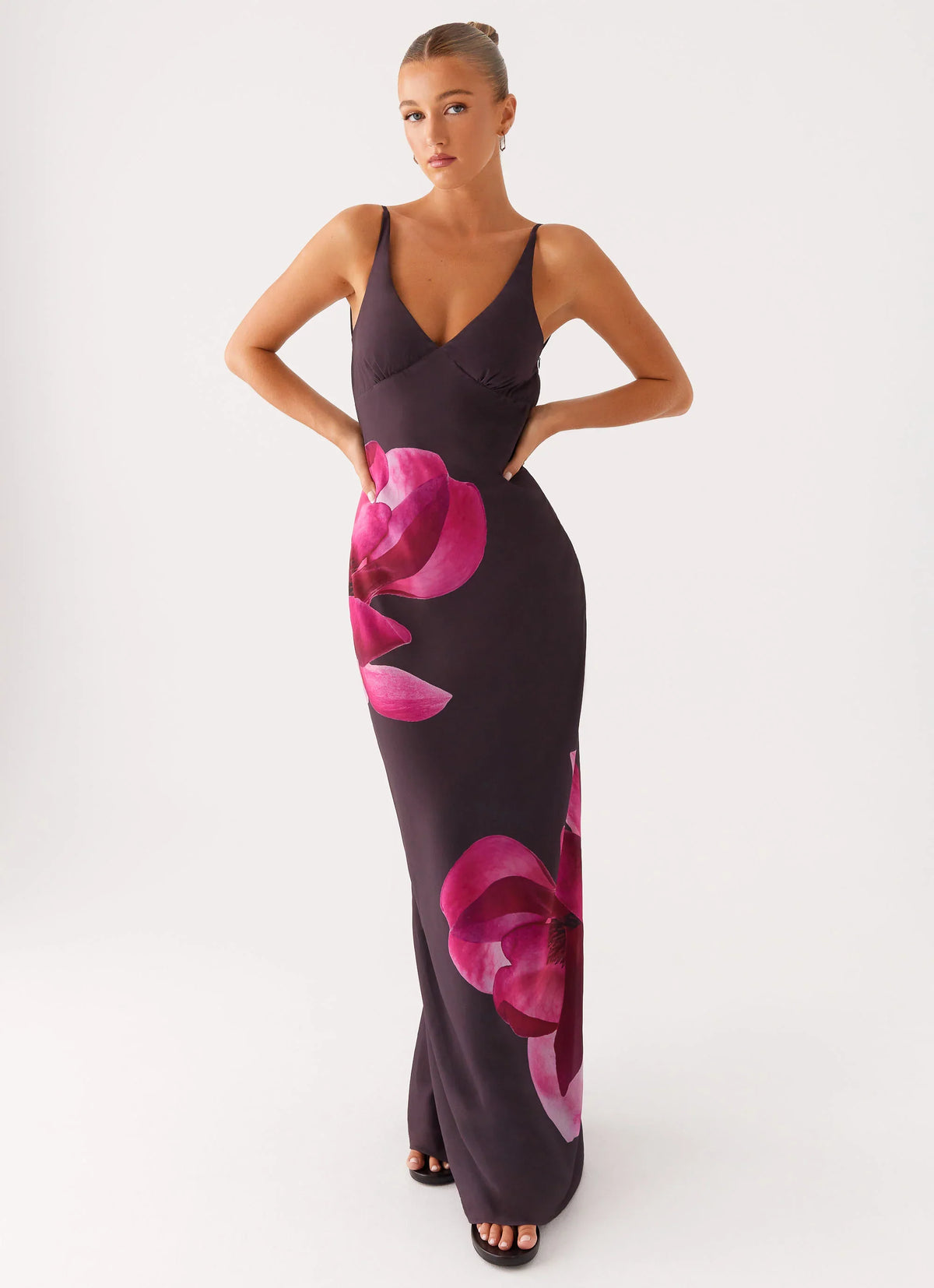 Griselda Maxi Dress - Dark Chocolate