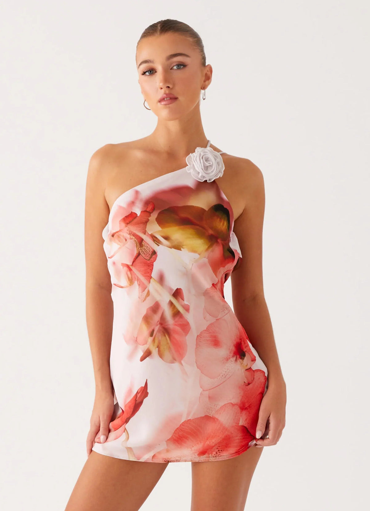 Kia Mini Dress - Peach Rose