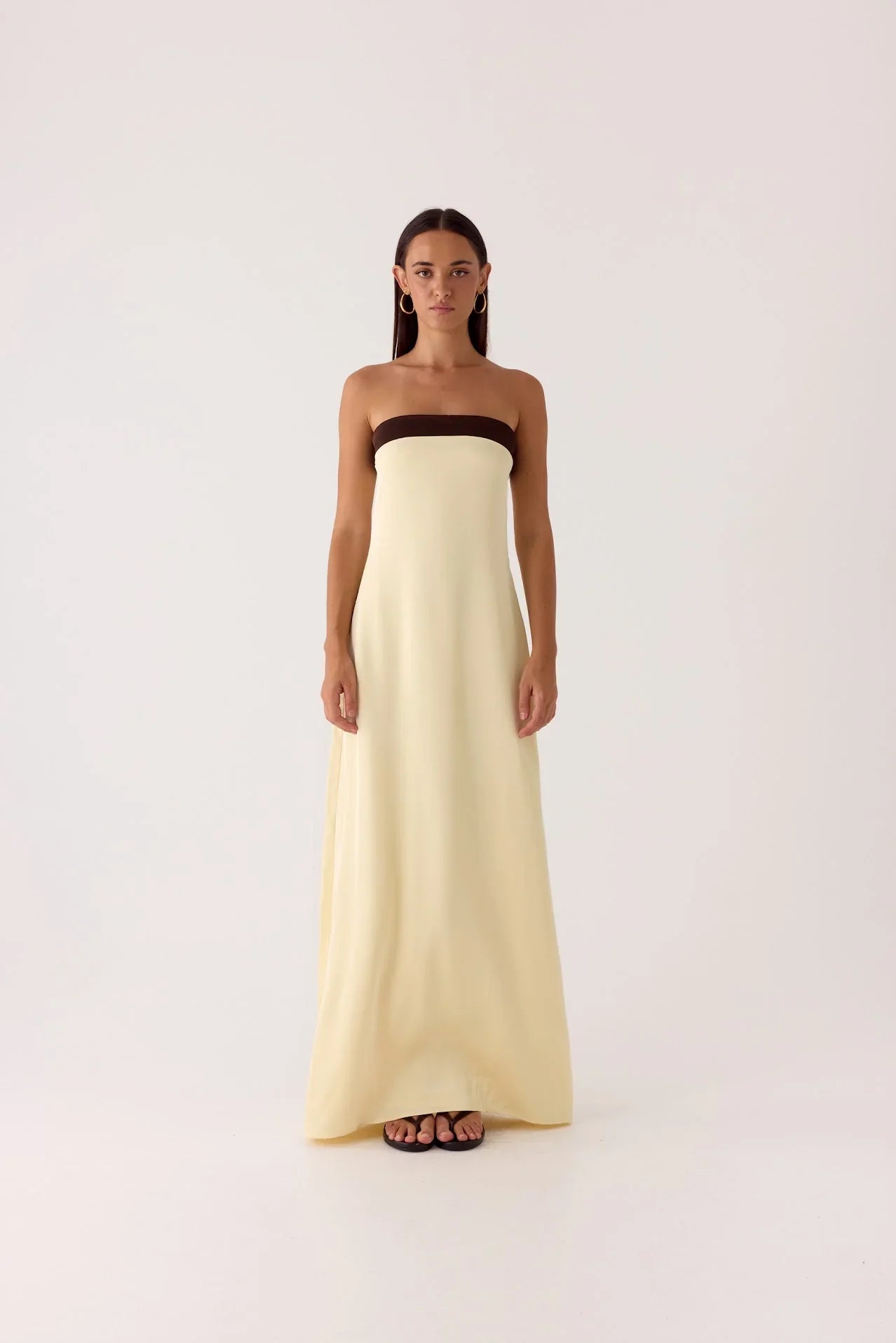 Jiana Maxi Dress - Baby Yellow