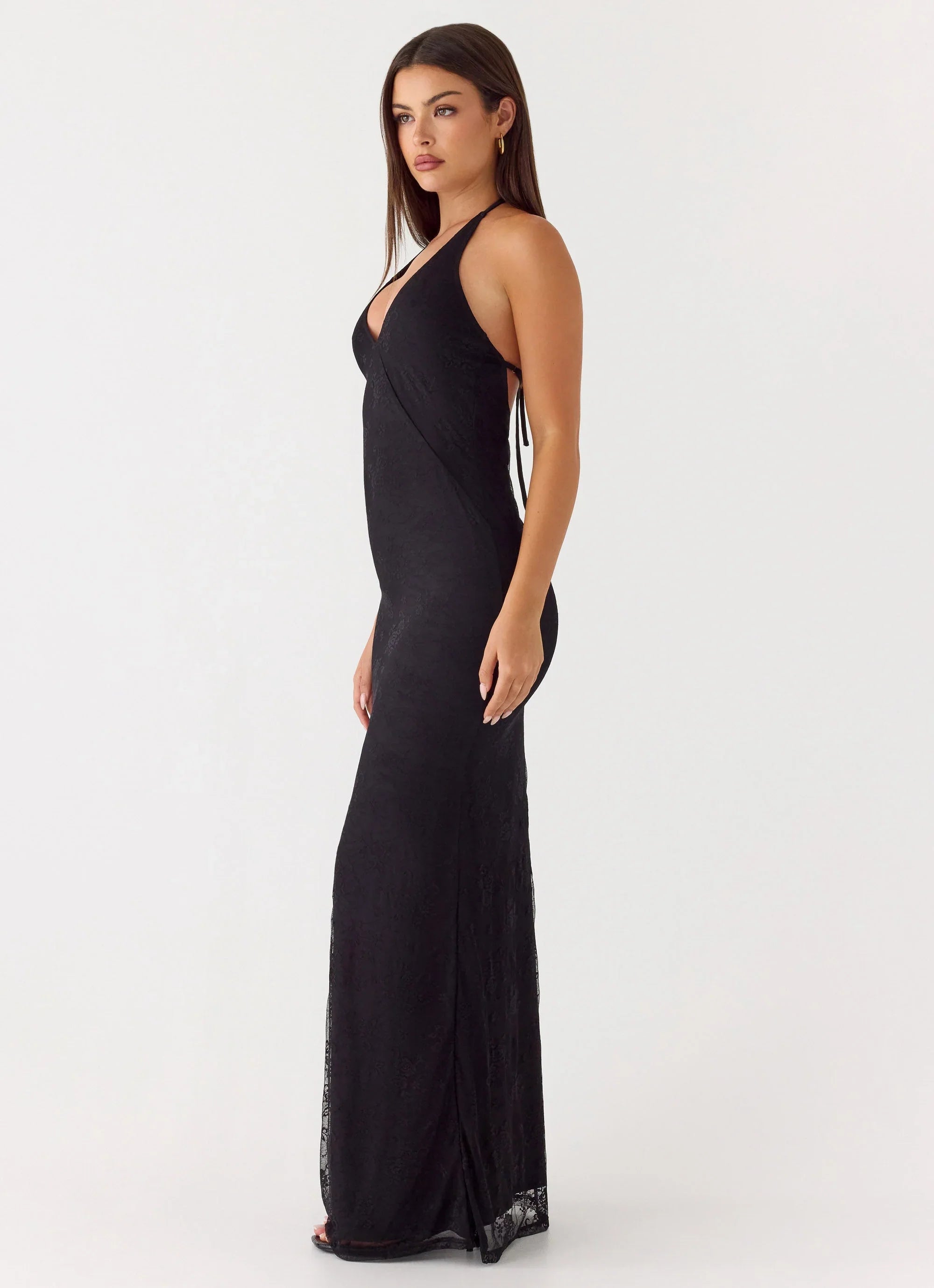Knowles Lace Maxi Dress - Black